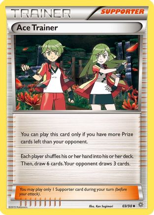 Ace Trainer (69/98) Reverse Holofoil [XY: Ancient Origins] Pokemon Single Pokémon