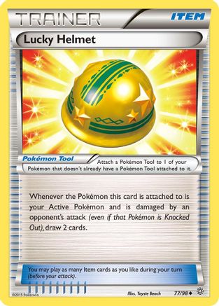 Lucky Helmet (77/98) [XY: Ancient Origins] Pokemon Single Pokémon