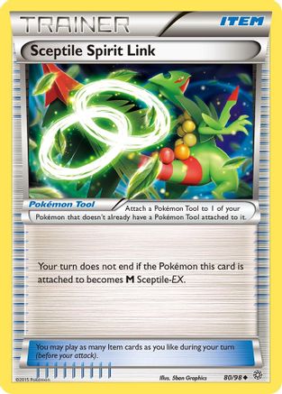 Sceptile Spirit Link (80/98) [XY: Ancient Origins] Pokemon Single Pokémon