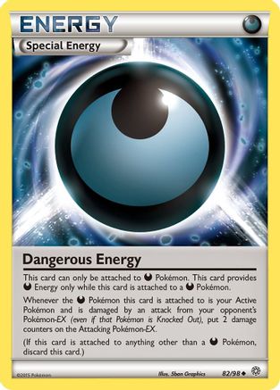 Dangerous Energy (82/98) [XY: Ancient Origins] Pokemon Single Pokémon