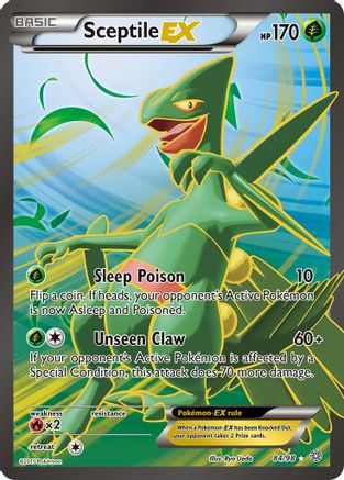 Sceptile EX (84 Full Art) (/98) Holofoil [XY: Ancient Origins] Pokemon Single Pokémon