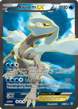 Kyurem EX (86 Full Art) (/98) Holofoil [XY: Ancient Origins] Pokemon Single Pokémon