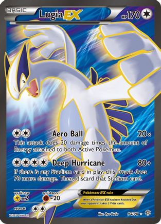 Lugia EX (94 Full Art) (94/98) - [XY: Ancient Origins] Holofoil Pokemon Single Pokémon