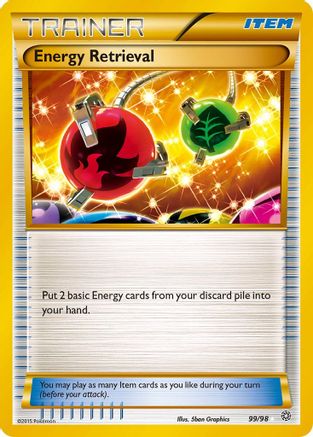 Energy Retrieval (99/98) Holofoil [XY: Ancient Origins] Pokemon Single Pokémon