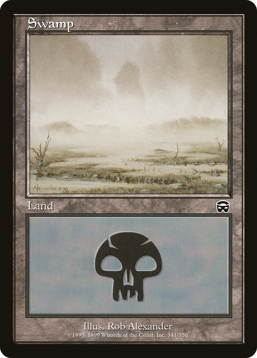 Swamp (MMQ-341) [Mercadian Masques] Foil MTG Single Wizards of the Coast