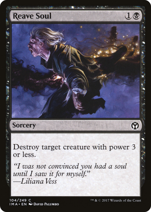 Reave Soul (IMA-104) [Iconic Masters] MTG Single Wizards of the Coast