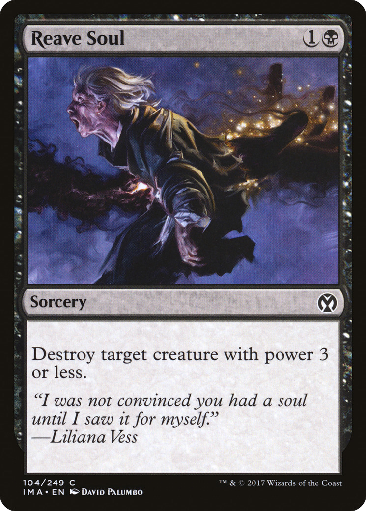 Reave Soul (IMA-104) [Iconic Masters] Foil MTG Single Wizards of the Coast