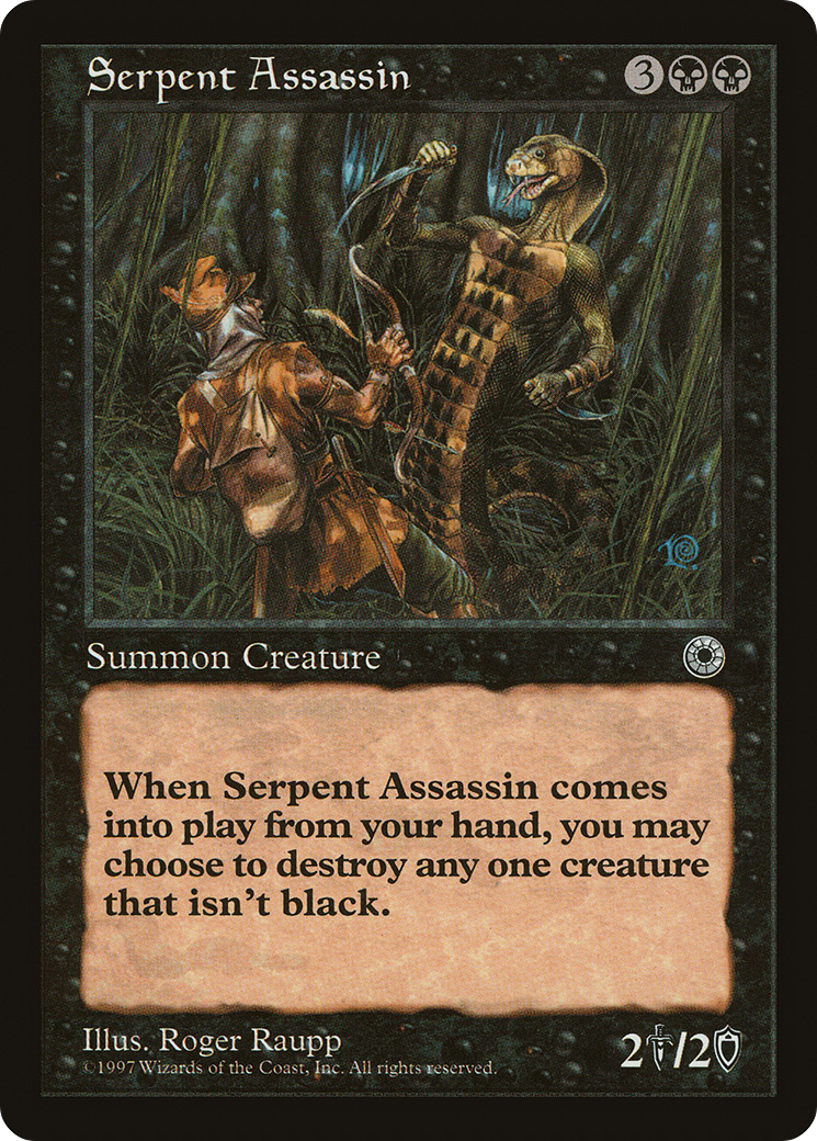 Serpent Assassin (POR-108) [Misc] Portal MTG Single Wizards of the Coast