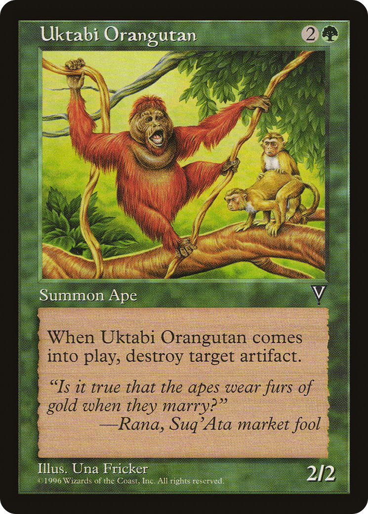 Uktabi Orangutan (VIS-) [Visions] MTG Single Wizards of the Coast