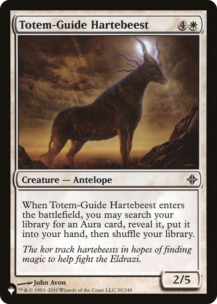 Totem-Guide Hartebeest (LIST-ROE-50) [Mystery Booster] The List MTG Single Wizards of the Coast