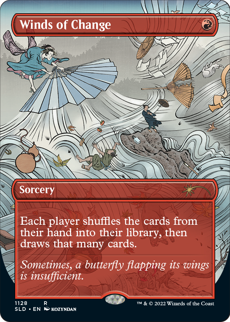 Winds of Change (SLD-1128) [Secret Lair Drop] (Borderless) MTG Single Wizards of the Coast