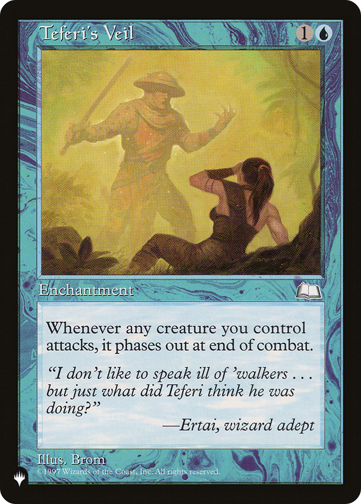 Teferi's Veil (LIST-WTH-53) [Mystery Booster] The List MTG Single Wizards of the Coast