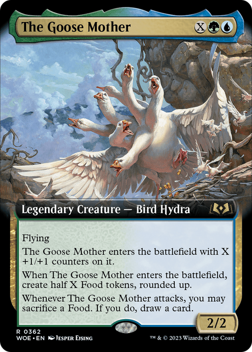 The Goose Mother (WOE-362) [Wilds of Eldraine] (Extended Art) Foil MTG Single Wizards of the Coast