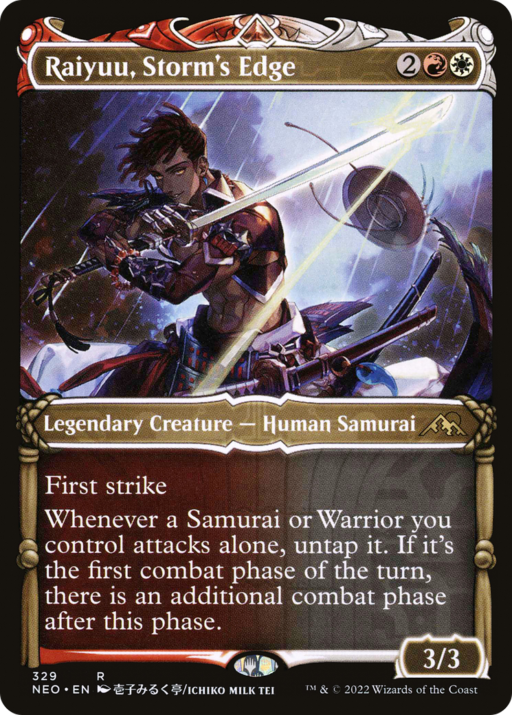 Raiyuu, Storm's Edge (NEO-329) [Kamigawa: Neon Dynasty] (Showcase) MTG Single Wizards of the Coast