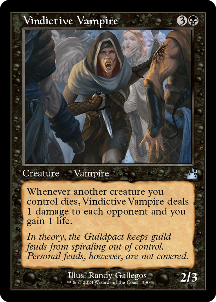 Vindictive Vampire (RVR-330) [Ravnica Remastered] Foil MTG Single Wizards of the Coast