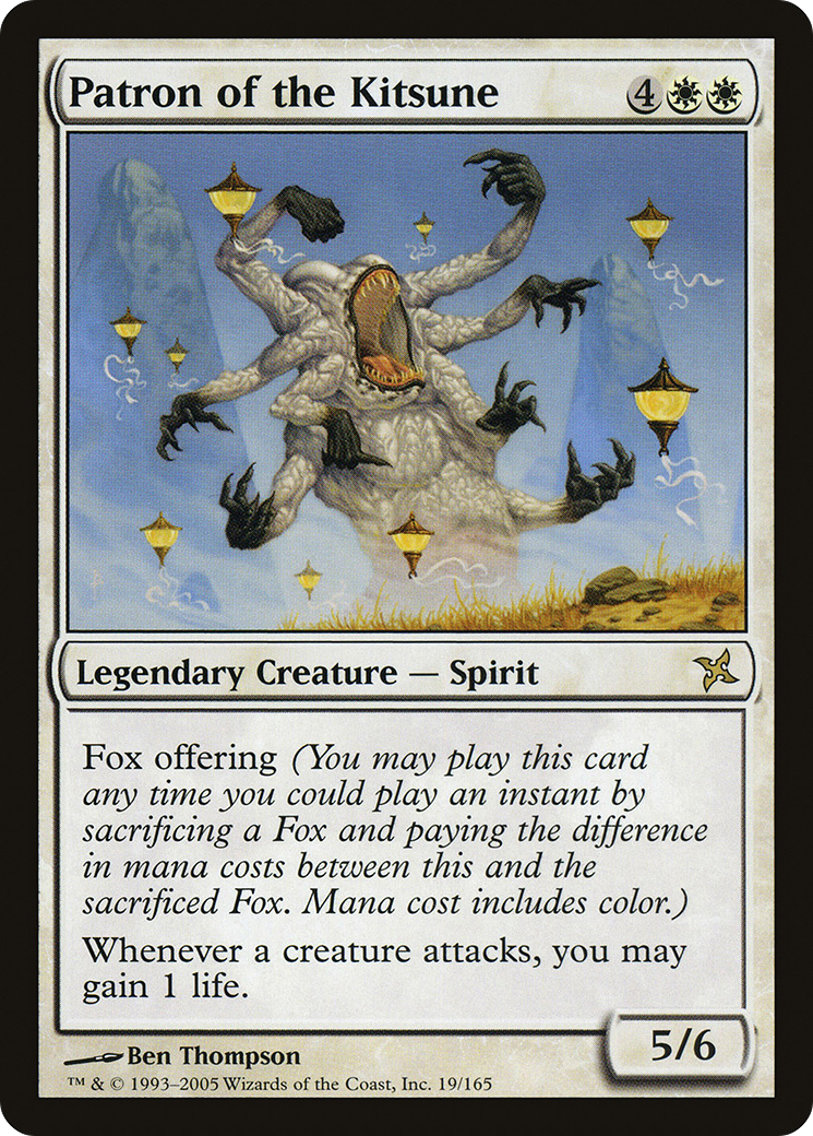 Patron of the Kitsune (BOK-019) [Betrayers of Kamigawa] Foil MTG Single Wizards of the Coast