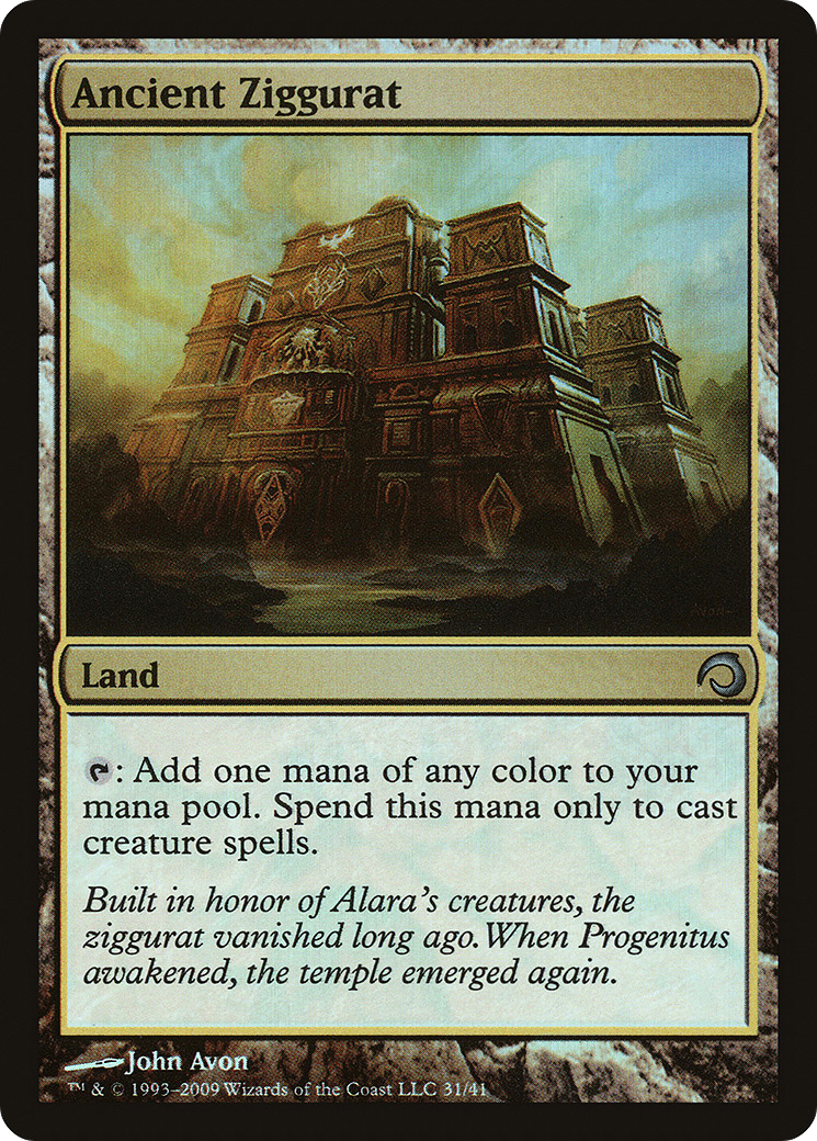 Ancient Ziggurat (PDS-031) [Misc] Premium Deck Series: Slivers Foil MTG Single Wizards of the Coast