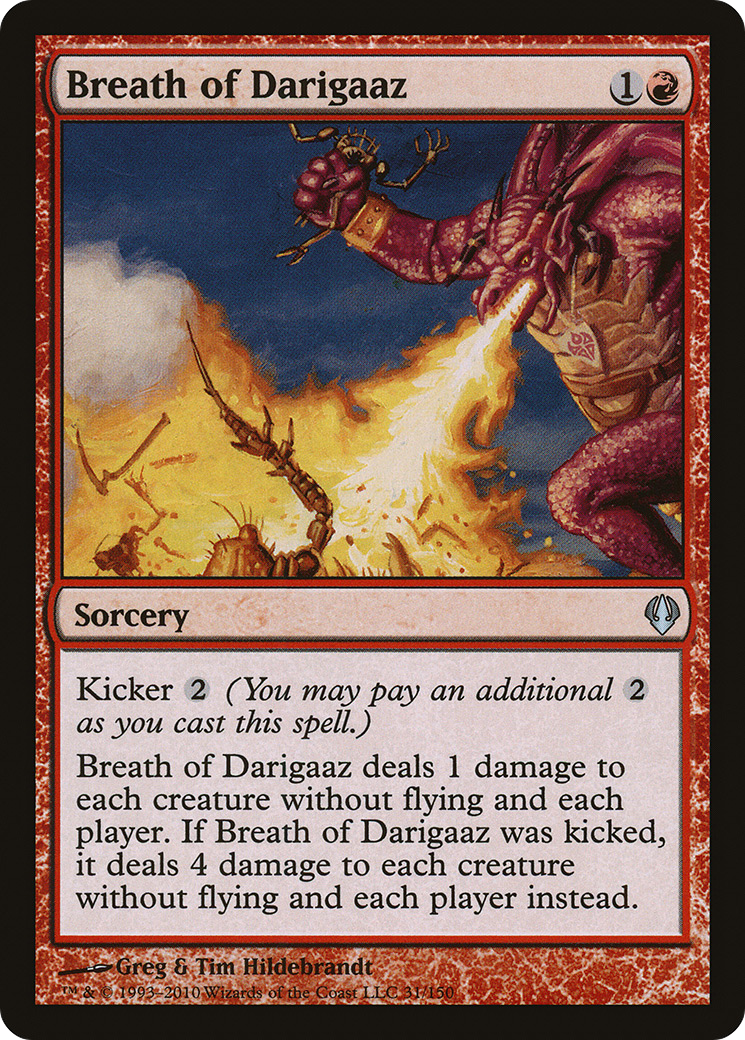 Breath of Darigaaz (ARC-031) [Misc] Archenemy MTG Single Wizards of the Coast