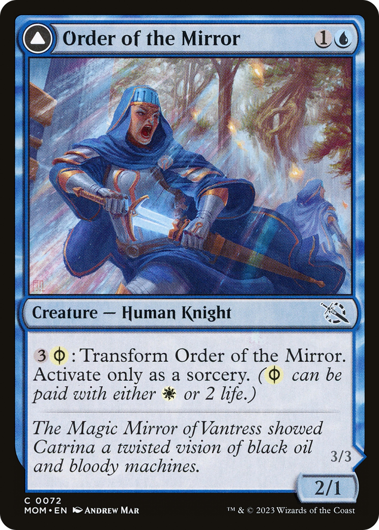 Order of the Mirror // Order of the Alabaster Host (MOM-072) [March of the Machine] MTG Single Wizards of the Coast