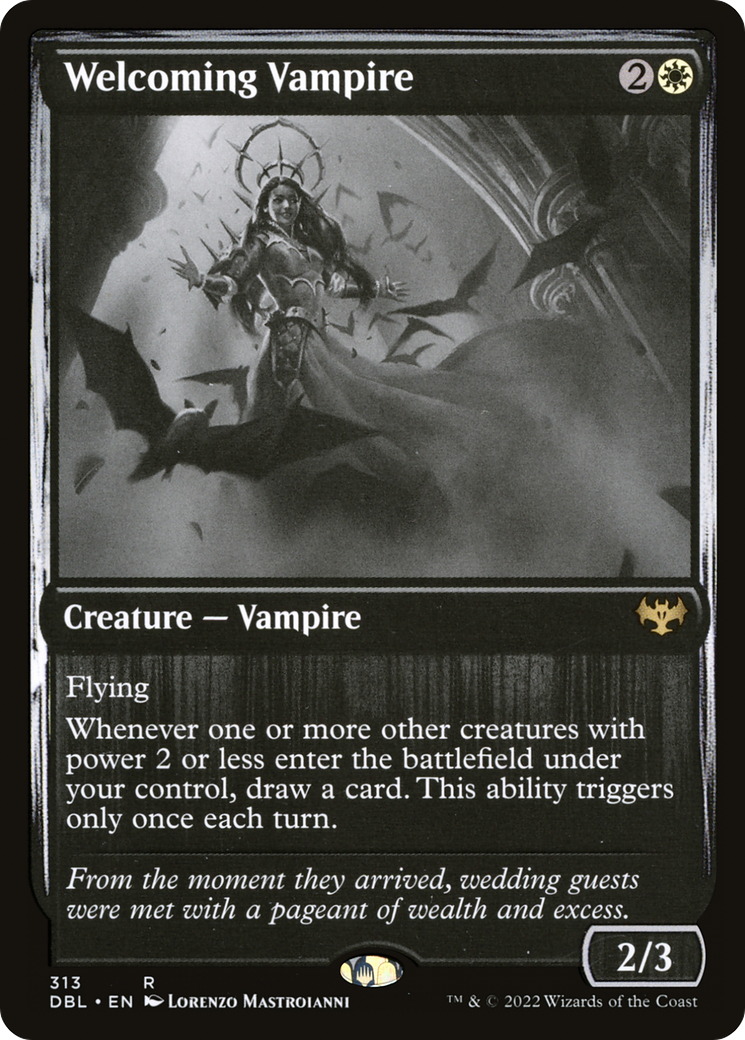 Welcoming Vampire (DBL-313) [Innistrad: Double Feature] MTG Single Wizards of the Coast