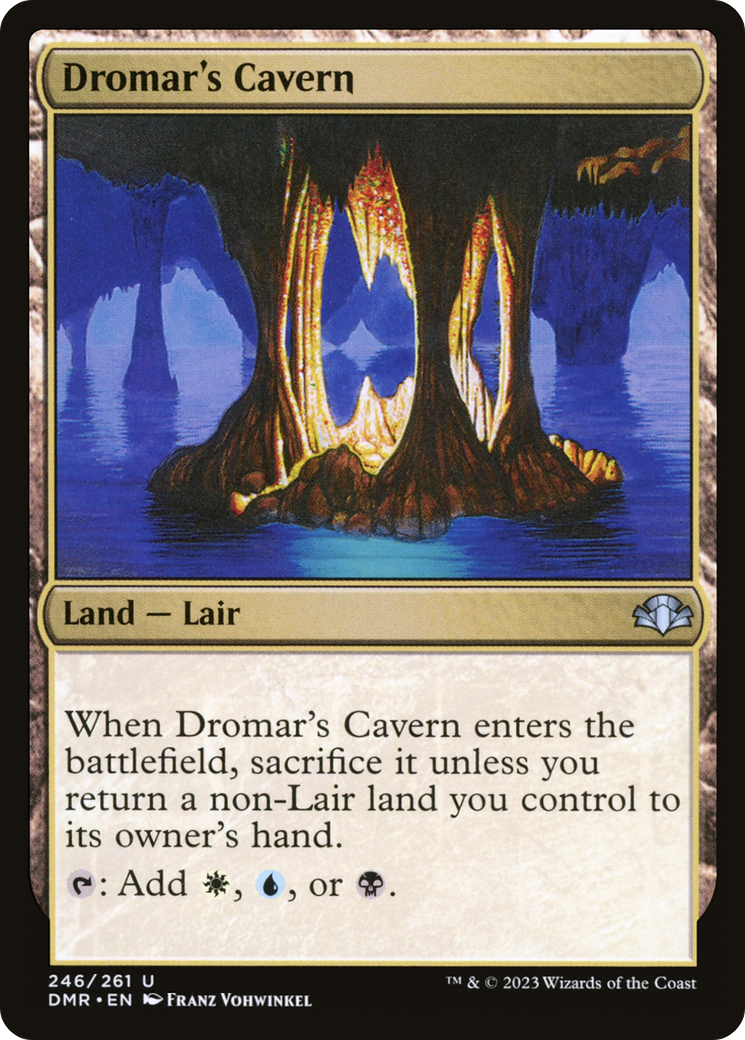 Dromar's Cavern (DMR-246) [Dominaria Remastered] Foil MTG Single Wizards of the Coast