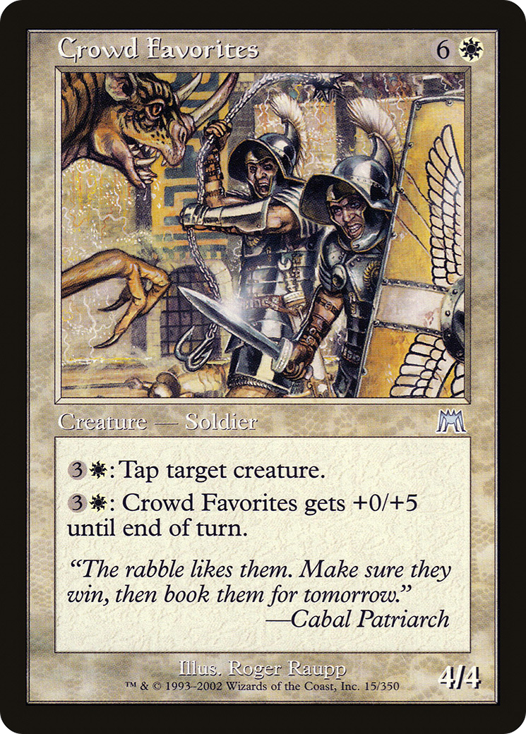 Crowd Favorites (ONS-015) [Onslaught] Foil MTG Single Wizards of the Coast