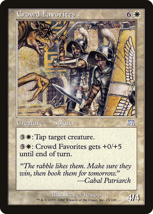 Crowd Favorites (ONS-015) [Onslaught] Foil MTG Single Wizards of the Coast