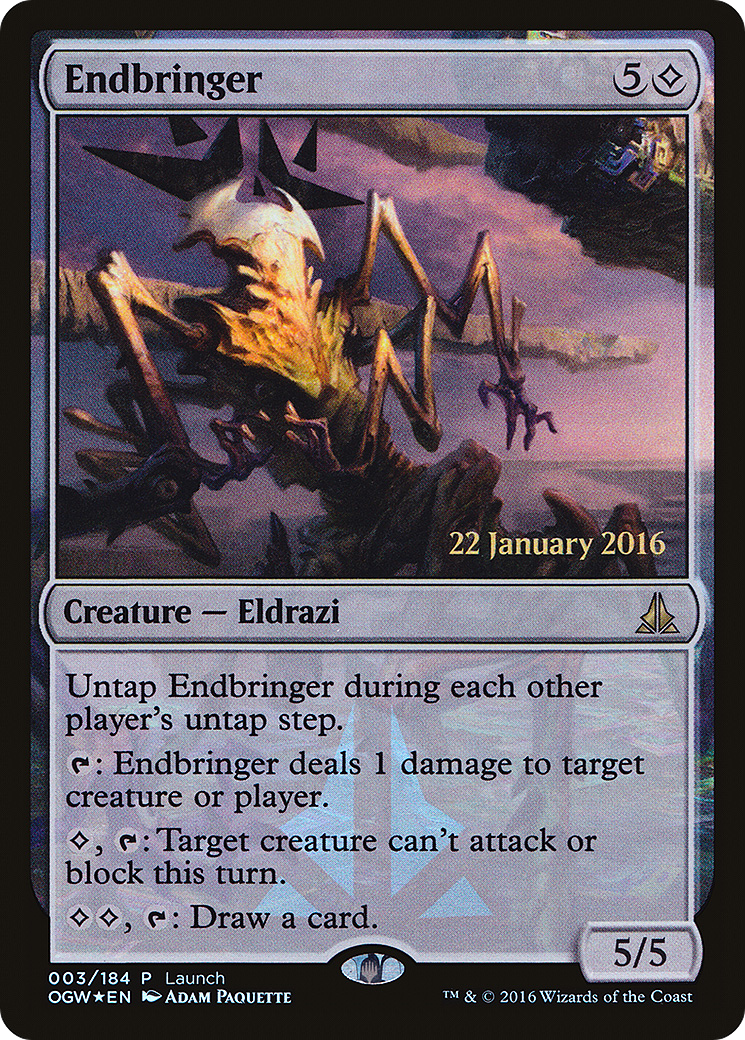 Endbringer (LARP-003) [Oath of the Gatewatch Promos] Foil MTG Single Wizards of the Coast
