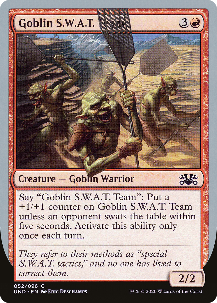 Goblin S.W.A.T. Team (UND-052) [Unsanctioned] MTG Single Wizards of the Coast