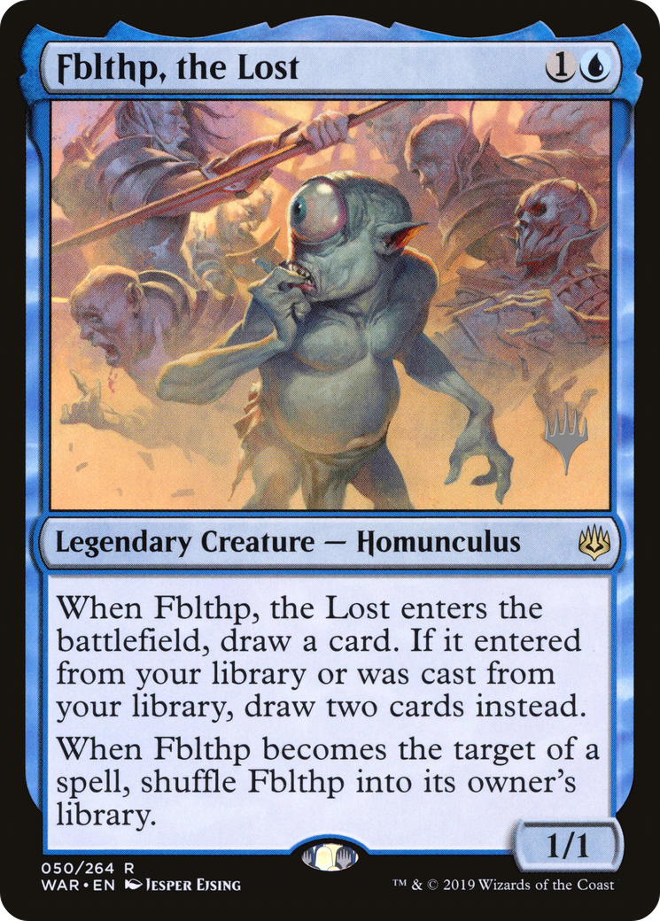 Fblthp, the Lost (PPM20-50P) [War of the Spark Promos] MTG Single Wizards of the Coast