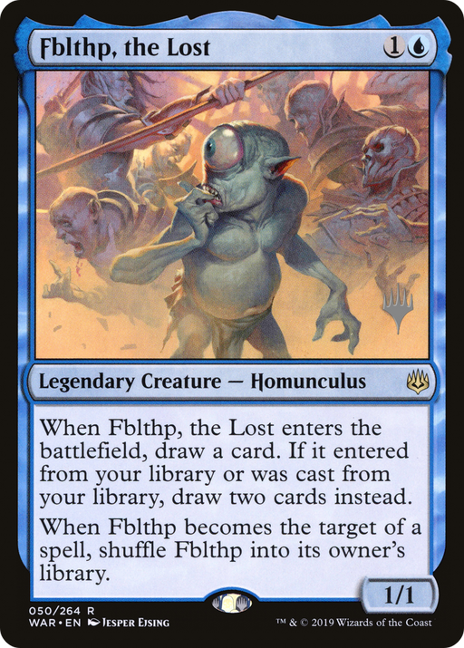 Fblthp, the Lost (PPM20-50P) [War of the Spark Promos] MTG Single Wizards of the Coast
