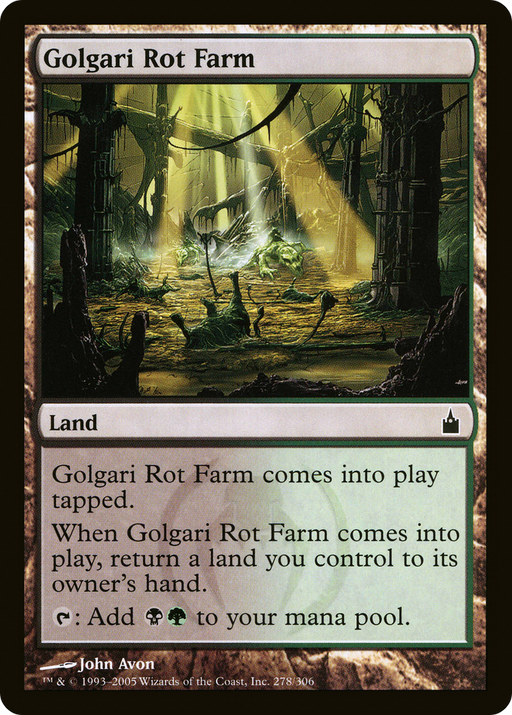 Golgari Rot Farm (RAV-278) [Ravnica: City of Guilds] Foil MTG Single Wizards of the Coast
