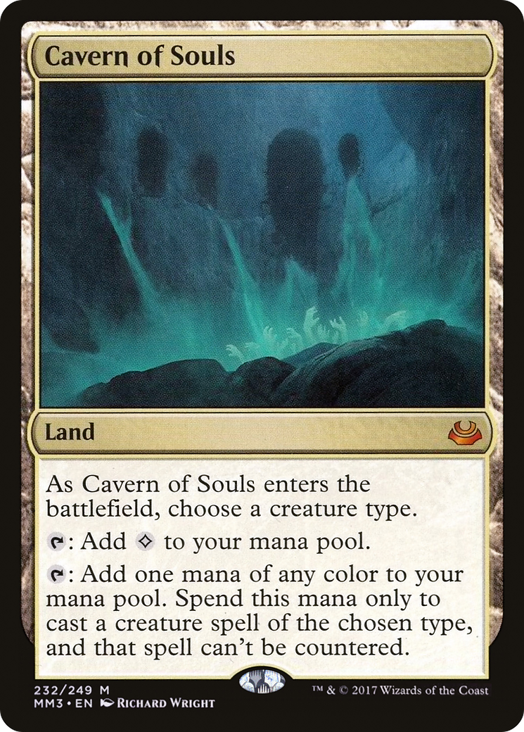 Cavern of Souls (MM3-232) [Modern Masters 2017] MTG Single Wizards of the Coast