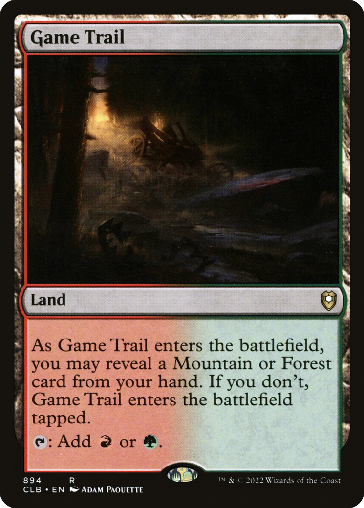 Game Trail (CLB-894) [Commander Legends: Battle for Baldur's Gate] MTG Single Wizards of the Coast