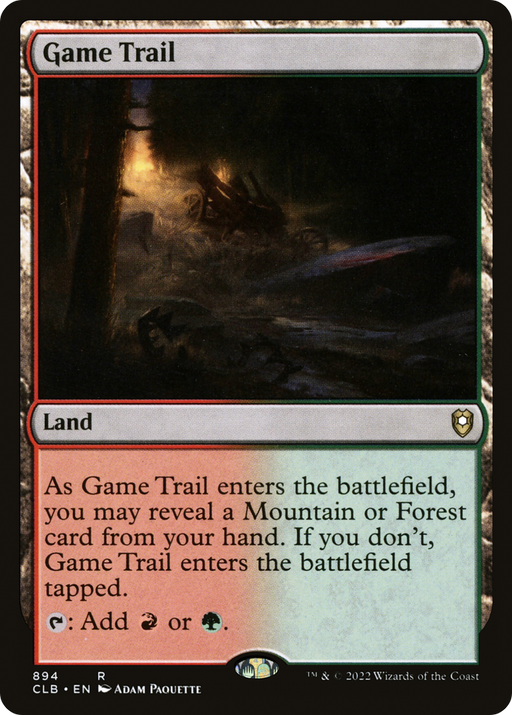 Game Trail (CLB-894) [Commander Legends: Battle for Baldur's Gate] MTG Single Wizards of the Coast