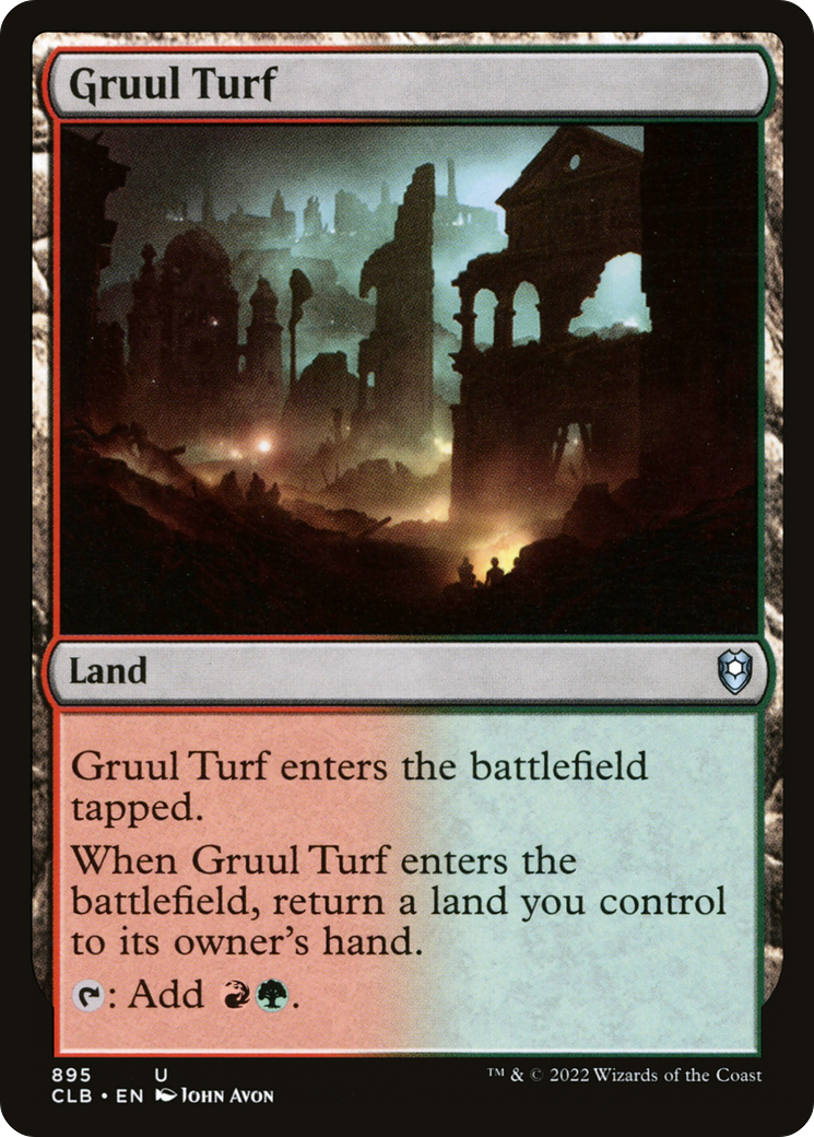 Gruul Turf (CLB-895) [Commander Legends: Battle for Baldur's Gate] MTG Single Wizards of the Coast
