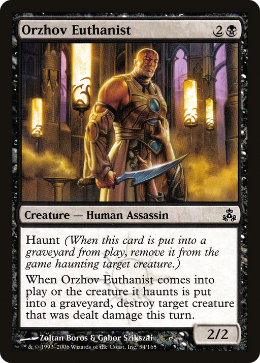 Orzhov Euthanist (GPT-054) [Guildpact] Foil MTG Single Wizards of the Coast