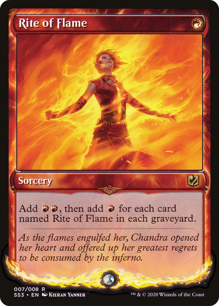 Rite of Flame (SS3-007) [Misc] Signature Spellbook: Chandra Foil MTG Single Wizards of the Coast