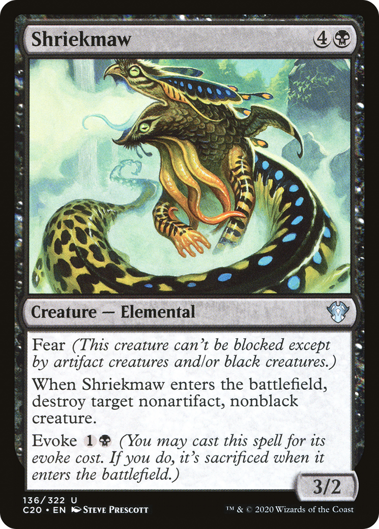 Shriekmaw (C20-136) [Commander 2020] MTG Single Wizards of the Coast