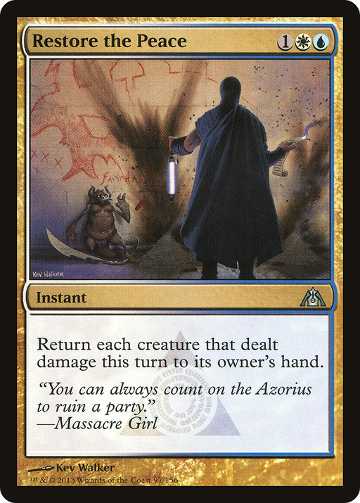 Restore the Peace (DGM-097) [Dragon's Maze] MTG Single Wizards of the Coast