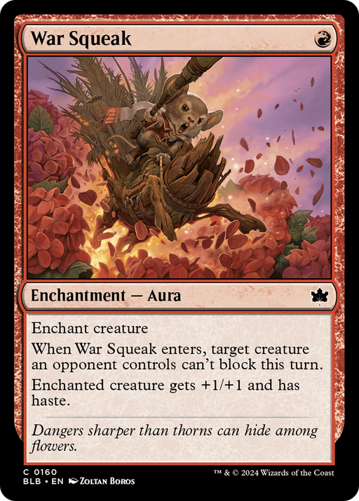 War Squeak (BLB-160) [Bloomburrow] MTG Single Wizards of the Coast