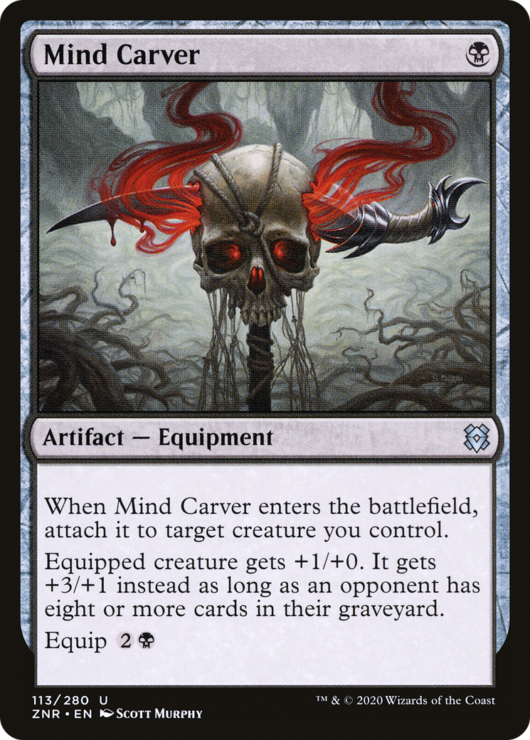 Mind Carver (ZNR-113) [Zendikar Rising] Foil MTG Single Wizards of the Coast