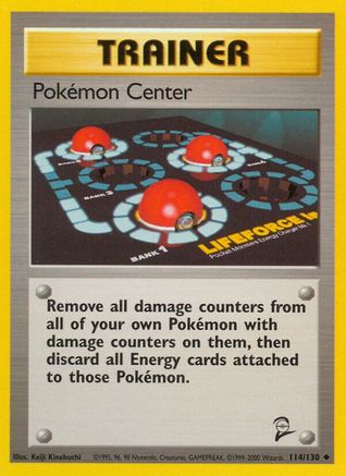 Pokemon Center 114/130 [Vintage: Base Set 2] Pokemon Single Pokémon