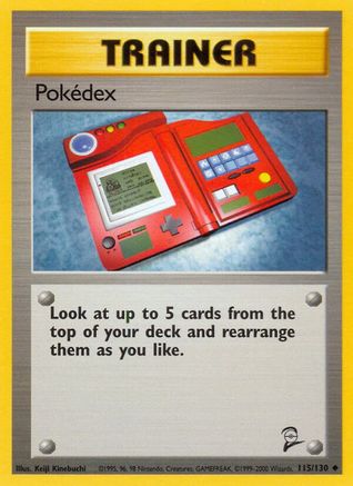 Pokedex 115/130 [Vintage: Base Set 2] Pokemon Single Pokémon