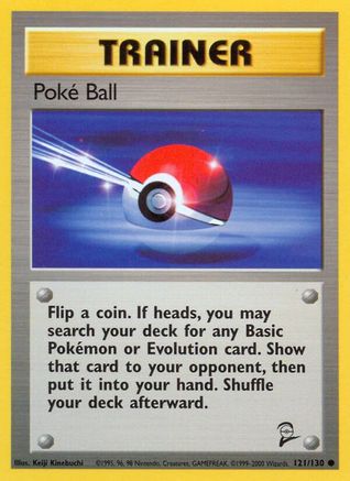 Poke Ball 121/130 [Vintage: Base Set 2] Pokemon Single Pokémon