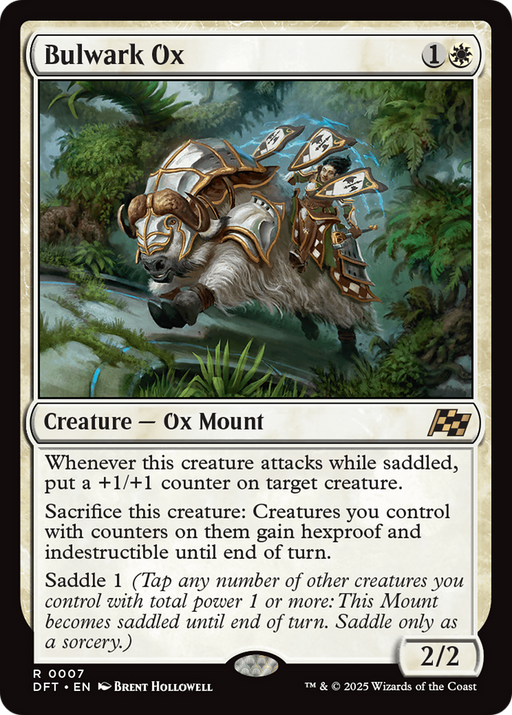 Bulwark Ox (DFT-007) [Aetherdrift] MTG Single Wizards of the Coast