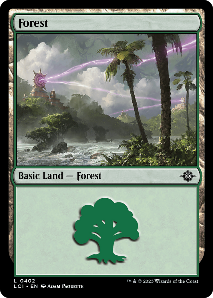 Forest (0402) (LCI-402) [The Lost Caverns of Ixalan] Foil MTG Single Wizards of the Coast