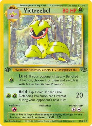 Victreebel (30/64) 1st Edition [Vintage: Jungle] Pokemon Single Pokémon