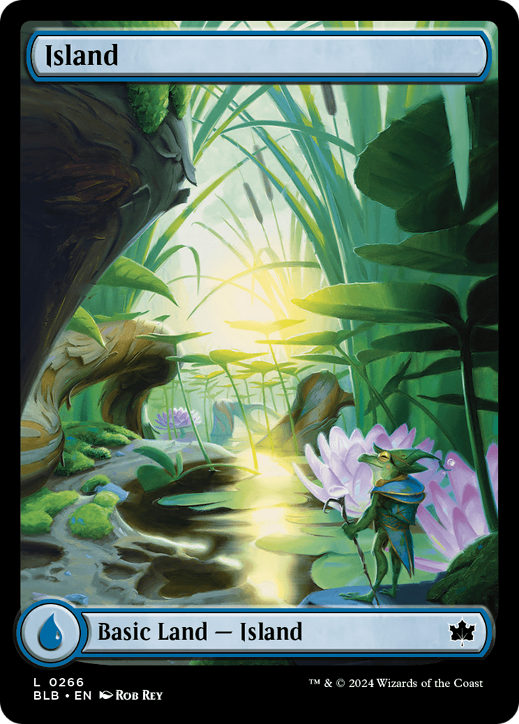 Island (0266) (BLB-266) [Bloomburrow] Foil MTG Single Wizards of the Coast