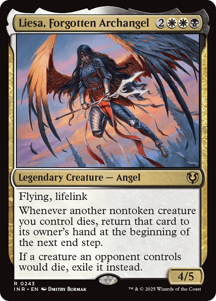 Liesa, Forgotten Archangel (INR-243) [Innistrad Remastered] MTG Single Wizards of the Coast